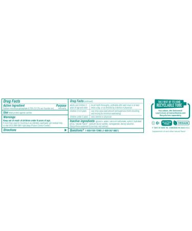 Tom's of Maine Natural Wicked Fresh Fluoride Toothpaste Cool Peppermint 4.70 oz (Pack of 4) - Buy Now for Fresh Breath! - Buy Online on GoSupps.com