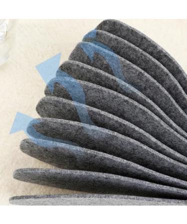 CSCDD 5 Pairs Thermal Wool Felt Insoles - Warm Breathable Skin-Friendly Shoe Pads for Men & Women (Size 42 - Buy Online on GoSupps.com