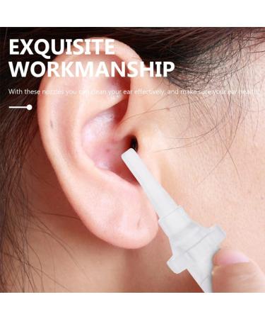 MAGICLULU 10pcs Disposable Ear Washer Replacement Tips for Adults Safe Ear Cleaning Tools Flexible Design for Efficient - Buy Online on GoSupps.com