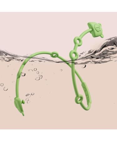Buy Rosa & Green Silicone Toy Belt - Adjustable Pacifier Clip & Stroller Chain for Baby | Durable Odorless & Lightweight Toy Holders - Buy Online on GoSupps.com