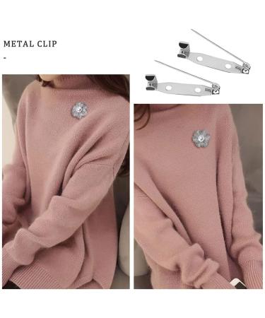 120Pcs Locking Pins Backs for Brooch Badge Bar Pins - DIY Crafts Accessories for Mother's Day Gift (15MM/25MM) - Buy Online on GoSupps.com