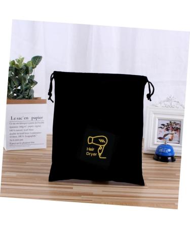 Healeved 3pcs Hair Dryer Storage Bag Black Bag Drawstring Bags Hair Dryer Supplies Shoe Cloth Bag - Buy Online on GoSupps.com