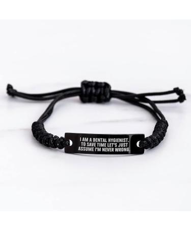 Dental Hygienist Graduation Gifts - Funny "I'm Never Wrong" Rope Necklace for Dental Professionals - Buy Online on GoSupps.com