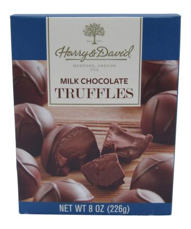 Harry and David Milk Chocolate Truffles, 8 Ounce Gift Box 8 Ounce (Pack of 1)
