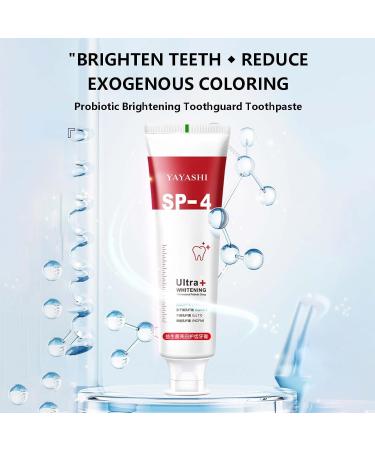 SP-6 Ultra Whitening Probiotic Toothpaste - Brightening Formula 120g (2 Pieces) | Premium Oral Care for a Radiant Smile - International Shipping Available - Buy Online on GoSupps.com