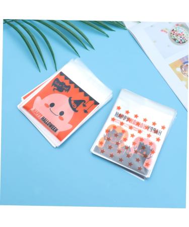 ifundom 200 Pcs Sweet Bags halloween party decoration spider treat bag Cellophane Treat Bags halloween party supplies popcorn bags cookie packaging bags cookie bag cute self adhesive bag - Buy Online on GoSupps.com
