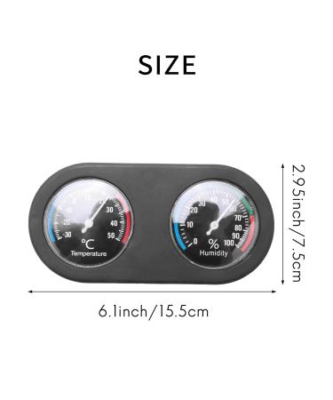 Buy Spactz 2 x Reptile Tank Thermometer Hygrometer - Accurate Temperature & Humidity Monitor for Vivarium & Terrarium - International Shipping Available - Buy Online on GoSupps.com