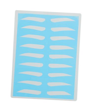 minkissy 8 Pairs Tools Stencils For Eyebrow Shaping Eyebrow Practice Skin Thrush Card Shaping