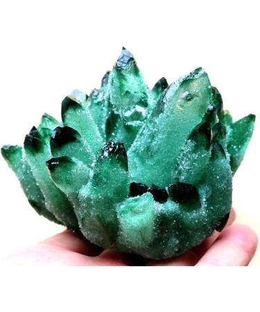 About 500g-1000g New Find Natural Beatiful Green Tibetan Quartz Crystal Cluster Specimen kaixun (Size : 700g) - Buy Online on GoSupps.com