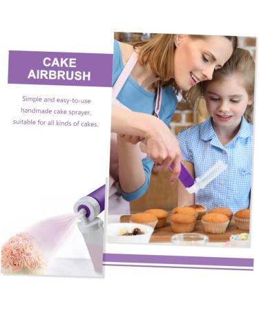 OFFSCH 2pcs Cake Sprayer Convenient Cake Airbrush Baking Coloring Pump Cake Coloring Sprayer Plastic Purple - Buy Online on GoSupps.com