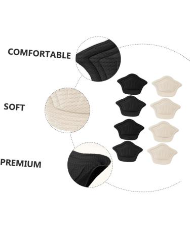 NOLITOY 4 Pairs Unisex Heel Pads - Protective Cushion for Sports Shoes | Anti-Wear Abrasion-Proof Heel Support - Buy Online on GoSupps.com