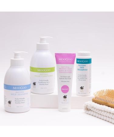 MooGoo Hair Care Set Shampoo and Conditioner Set with Dry Shampoo & Hair Treatment - for Women and for Men. Sulfate Free Silicone Free Cruelty Free. - Buy Online on GoSupps.com