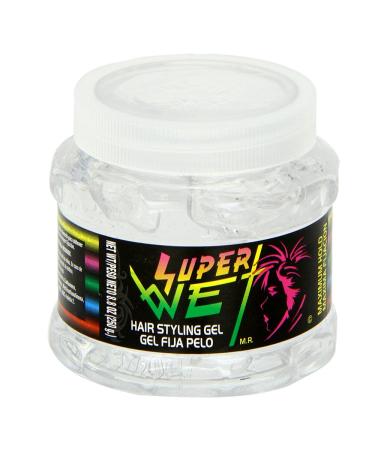 Super Wet Plus Hair Transparent Styling Gel 8 Ounce