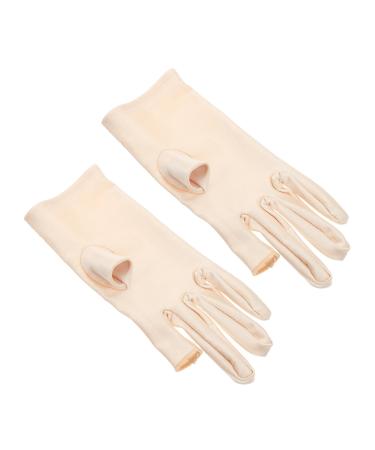 minkissy 1 Pair Ladies Sun Protection Gloves Mittens Gloves Gloves Riding Gloves Ladies Golf Gloves Summer Gloves UV Hand Glove UV Shield Gloves Salon Manicure Gloves Non-slip 21x7.5x0.8cm