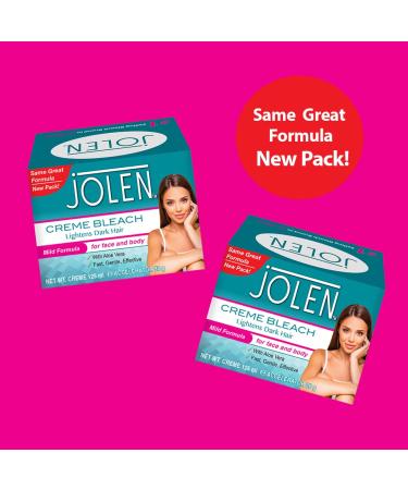 Jolen Mild 125ml Facial Bleach - Brighten and Lighten Skin Tone - 125ml - Buy Online on GoSupps.com