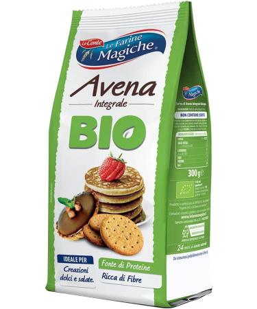 3x Lo conte The magic flours Oat flour haver meel 300g BIO