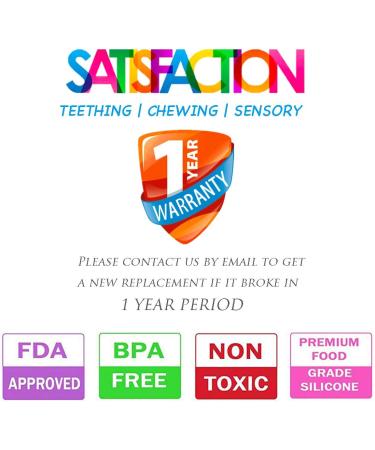 Sensory Kids Chew Necklaces (6 Pack) - Durable Teething Necklace for Autism ADHD - Chewlery Nail Biting Treatment - Buy Online on GoSupps.com