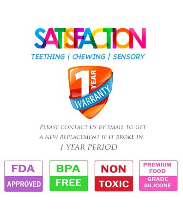 Sensory Chew Stick Toys for Kids - Silicone Teether Toy (2 Pack) - Designed for Autism, Teething, Chewing, ADHD, SPD - Boys & Girls Oral Motor Needs - Buy Online on GoSupps.com