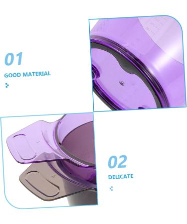 2pi ces Bol M langeur Pour Coloration Cheveux Lot De Bols Plastique Pour M langer Teintures Et Soins Outils Coiffure Salon - Buy Online on GoSupps.com