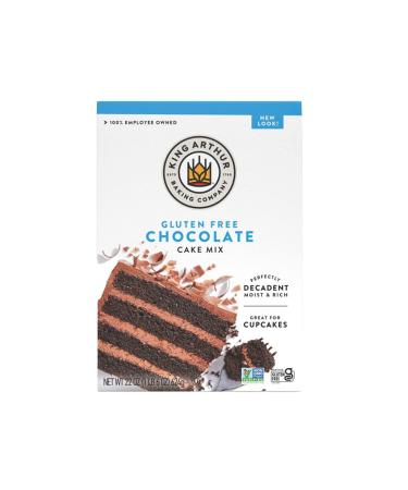 King Arthur, Gluten-Free Chocolate Cake Mix, Gluten-Free, Non-GMO Project Verified, Certified Kosher, Non-Dairy, 22 Ounces - Buy Online on GoSupps.com