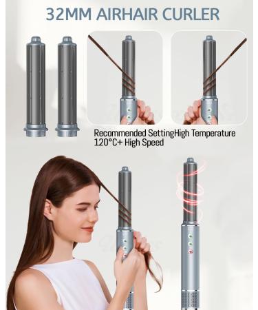 ZCVTBYE 5-in-1 Hair Styling System: High-Speed Blow Dryer Straightening Comb Curling Wand & More - International Shipping Available - Buy Online on GoSupps.com