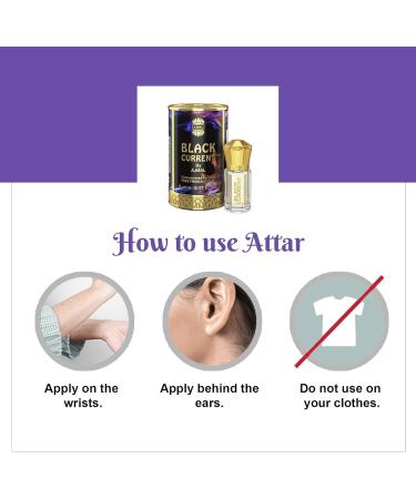 DJ Black Current Attar | Floral & Fruity Fragrance | Unisex Non-Alcoholic | Long Lasting Attar Men & Women - 5 ML - Buy Online on GoSupps.com