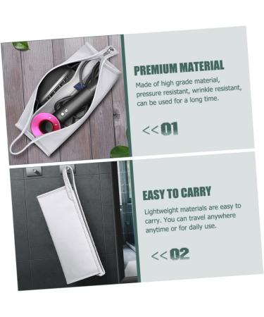 FOMIYES 2pcs Hair Dryer Storage Bag Blow Dryer for Curly Hair Toiletry Bag Hair Curler Storage Bag Curlers - Buy Online on GoSupps.com