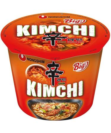 Nongshim SHIN Kimchi Big Bowl Ramen Instant Noodles Soup 112g (Pack of 6) - Buy Online on GoSupps.com