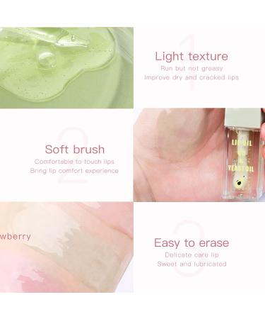 Hydrating Lip Glow Oil | Plumping Jelly Lip Oil | Long Lasting Nourishing Gloss | Organic Fruit Flavored Lip Care for Women - Buy Online on GoSupps.com