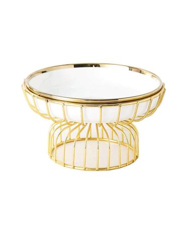 Fruit Basket Bowl European Style Fruit Basket Stand Home CeramicsFruit Bowl Vegetables Organizer Storage Counter Top Fruit Holder for Kitchen Fruit Bowls (Color : White Size : L) Large White