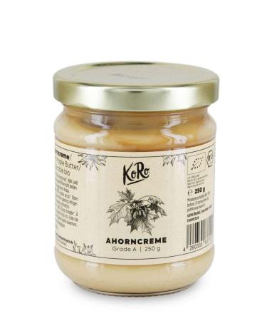 KoRo - Organic maple butter 250g - Naturally sweet and purely vegetable spread from Canada and from organic farming