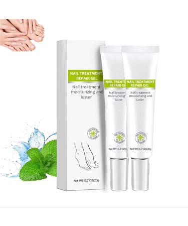DUBUSH 2023 Removal Paronychia Gel Nail Nail Treatment Repair Gel Nail Repair Cream Anti Paronychia Relief Cream for Damaged Discolored Thick Nails 2 pieces