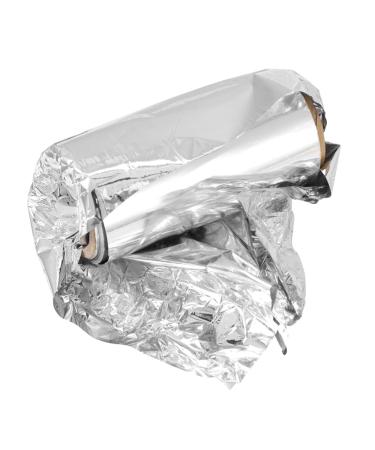 Ipetboom 2 Rolls Nail Kit Hair Coloring Tools Highlight Hair Dye Kit Hair Dying Kit Pre Cut Hair Foils Hair Dye Paper Manicure Paper Foil Paper for Barber Perm Tool Nail Polish Tin Foil