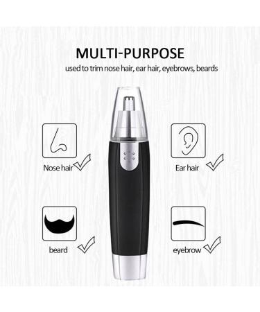 Evvmnaks Electric Nose Hair Trimmer Nose Hair Trimmer Ear Neck Eyebrow Trimmer Shaver Cleaner for Hair Clippers. - Buy Online on GoSupps.com
