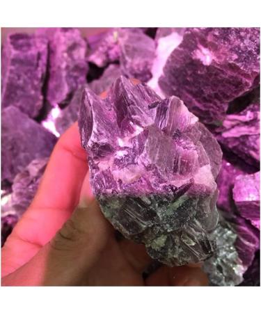 Stone Crafts Natural Rough lepidolite Crystal Gemstone Reiki raw Purple Crystal for Home Decoration Stone Crystal Reiki - Buy Online on GoSupps.com