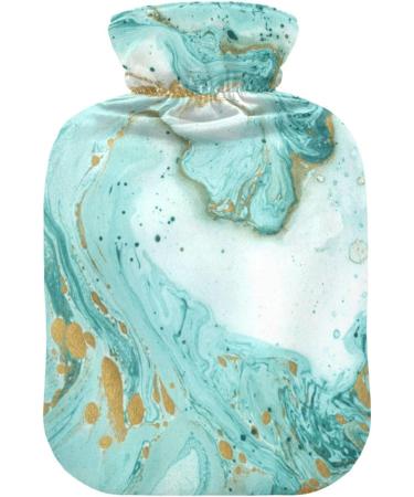 Marble Hot Water Bottle with Cover - 1L Pain Relief for Hands & Feet | Heat & Cold Therapy - Buy Online on GoSupps.com