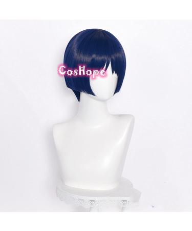 Genshin Impact Scaramouche 30cm Wig - Blue Purple & Black Heat-Resistant Synthetic Cosplay Wig - Perfect for Anime & Halloween - Buy Online on GoSupps.com