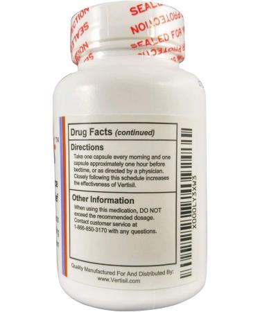 Equitab Vertisil: Vertigo, Dizziness, and Nausea Control - Buy Online on GoSupps.com