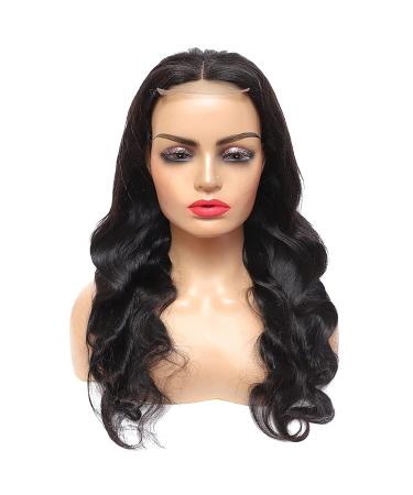 ZILING Brazilian Body Wave 4x4 Lace Closure Wig 16 Pre Plucked 150% Density - Natural Color Human Hair for Black Women - Buy Online on GoSupps.com
