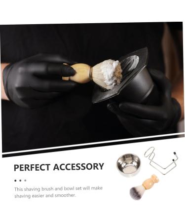 Healeved Shaving Accessories Set | Essential Beauty Tools for Men | Metal & Wood Care Kit - Buy Online on GoSupps.com