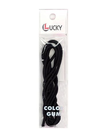 Japanese Lucky Trendy Color Gum Hair Ties - DIY Hair Ties for Cheer Gymnastics Thick Hair Thin Hair Best Elastic Ribbon - Cut Your Own Length (12 pack) Made in Japan (BLACK)