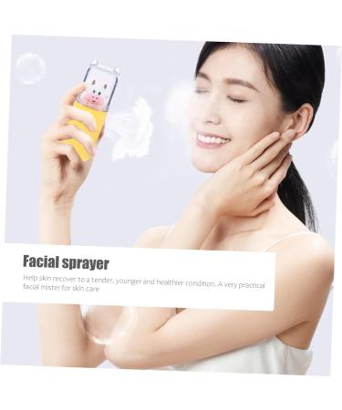 CANIGHT Moisturizer Cute Handheld Fan and Humidifier Aromatherapy Diffuser Plastic Material Yellow 3.8x3.8x10.8cm - Buy Online on GoSupps.com