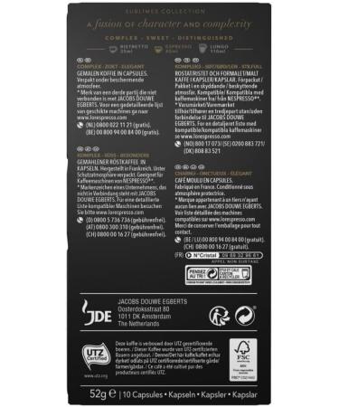  G n rique LOR - Sublime Rose Gold Espresso 52G - Luxury Coffee Capsules for a Cup of Excellence - Pack of 3 - Buy Online on GoSupps.com