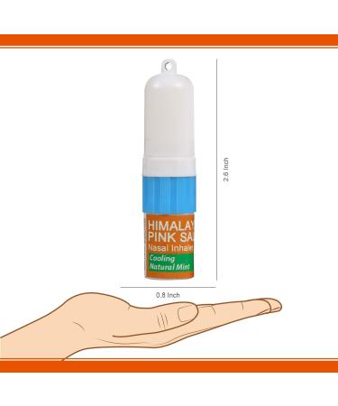 Natural Solution Himalayan Salt Inhaler, Help Clear Nose Congestion, Boost Focus and Improve Breathing with Refreshing Organic Mint Essential Oil, Aromatherapy 0.68fl oz/Each, Pack of 3 Mint Oil - Buy Online on GoSupps.com
