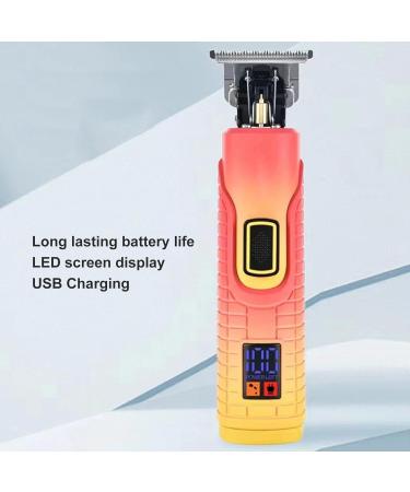 Rechargeable LED Display Hair Clipper Kit - 3 Combs for Fading Trimming & Carving - USB Charging Curved Blades Powerful Performance - Buy Internationally - Buy Online on GoSupps.com