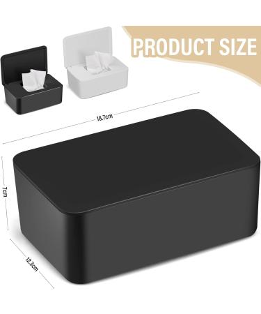 BEAUGIREW Baby Wet Wipes Dispenser Wipes Dispenser Holder Storage Box with Seal Lid Keeping Wipes Fresh for Bedroom Home Office Toilet Black - Buy Online on GoSupps.com
