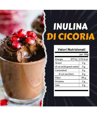 Inulin Powder 100g - Prebiotic Fiber for Physiological Maintenance of the Intestine - Chicory Inulin 100% Purity - Buy Online on GoSupps.com