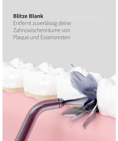 Zahnheld Super Set: Electric Sound Toothbrush Gero + Aquadent Oral Shower | Includes Brush Head & Travel Case | Effective Black Tooth & Interdental Cleaning - Buy Online on GoSupps.com