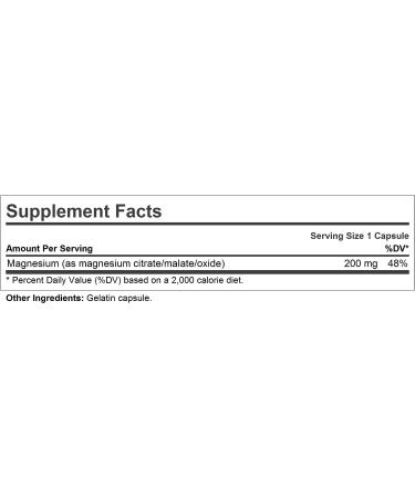 Andrew Lessman Magnesium Intensive Care 200mg - Gentle & Ultra-Soluble Formula for Nerves, Muscles, Brain & Heart - 60 Capsules - Buy Online on GoSupps.com
