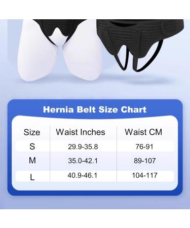 QIFANGHE Inguinal Hernia Belt for Men Pre and Postoperative Immobilization Aid Adjustable on Both Sides Comfortable and Soft for Bilateral Inguinal Hernias or Sporternias M - Buy Online on GoSupps.com